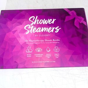 Brand New Sealed Shower Steamers By Cleverfy Six Aromatherapy Fizzies Gift Set